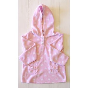 🌸4 for $16🌸 Toddler Girls Heart Fleece Hoodie